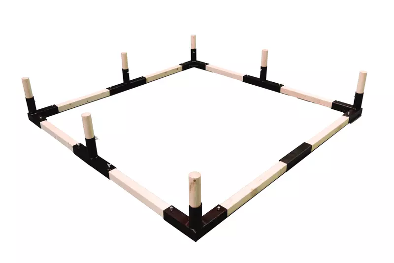 Rahmen (unten): Ritterzelt 4x4