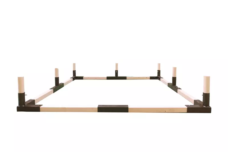 Rahmen (unten): Ritterzelt 4x4 2