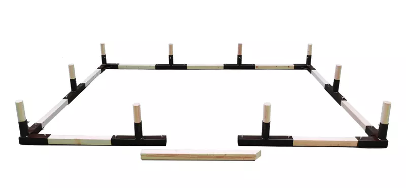 Rahmen (unten): Ritterzelt 4x6 2