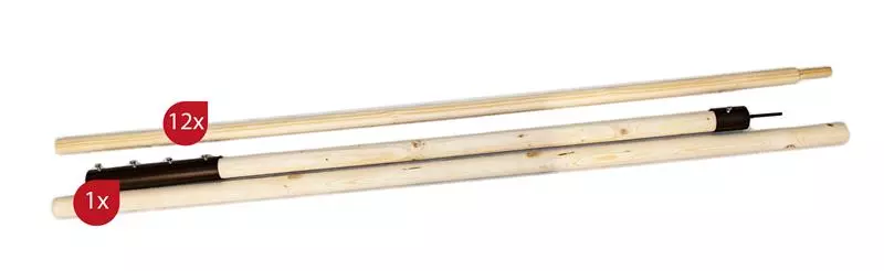 Stangenpaket - Landsknechtzelt Burckhardt 170 2