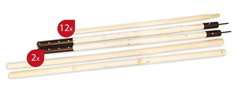 Stangenpaket - Anthenius 170 Zweimaster 4