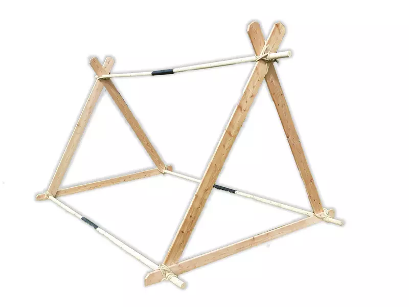 Stangenpaket - für Wikingerzelt 220 x 350 x 200 cm