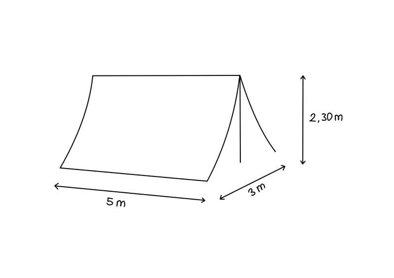 A-Zelt - versch. Größen - Fehlfärbung 2