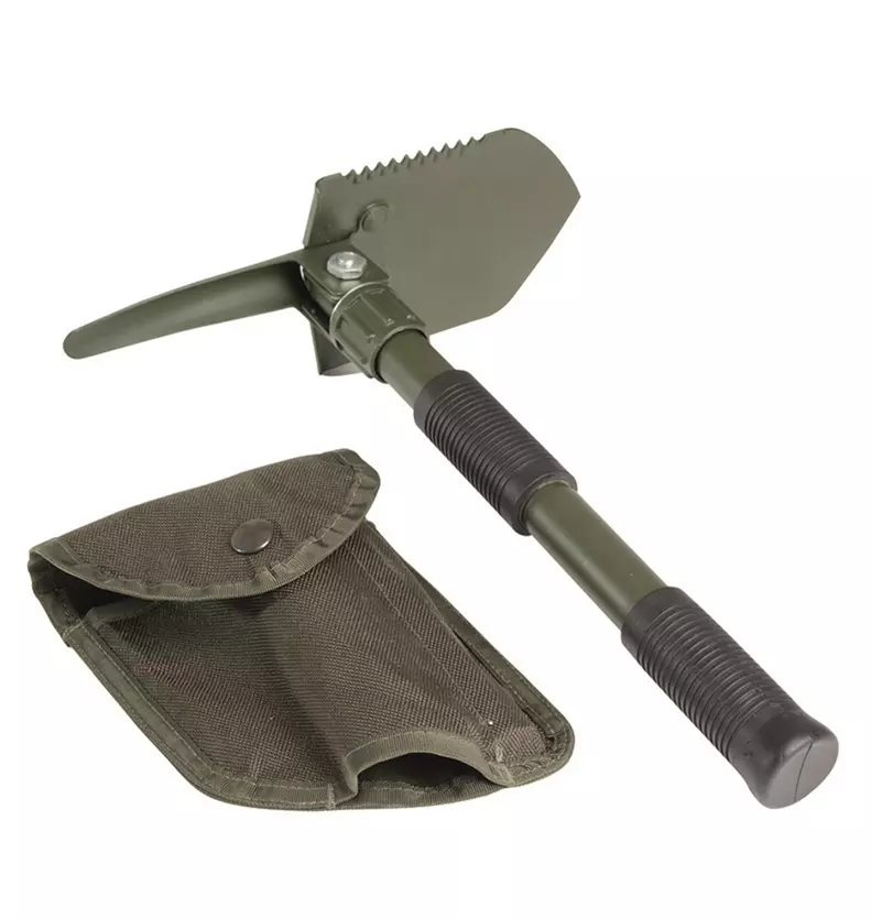 Mil-Tec Mini Klappspaten mit Tasche, oliv
