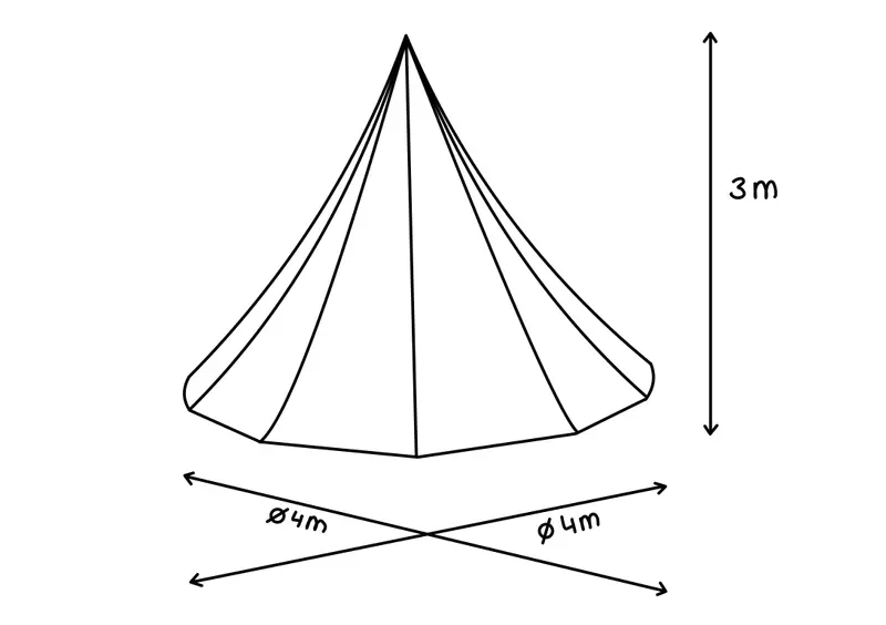Tipi - Zelt Ø 5 Meter 4