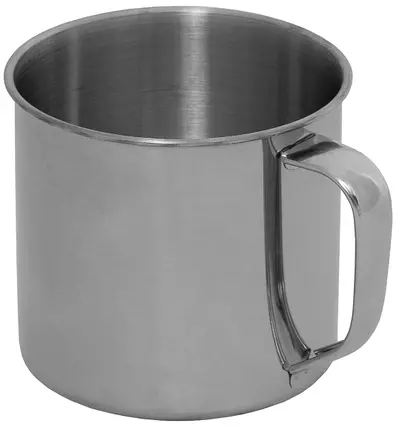 MFH Tasse, Edelstahl - 0,5 l