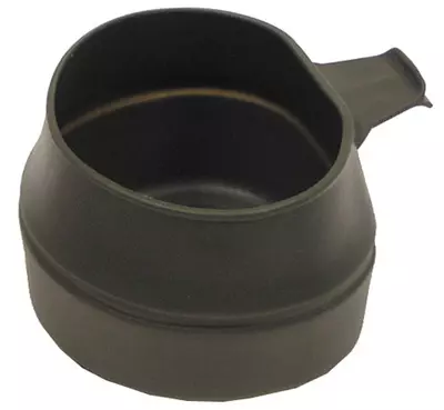 Kubek składany plastikowy, oliwkowy - 200 ml