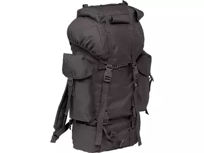 Plecak taktyczny Bundeswehr 65L, imitacja - czarny, nowy