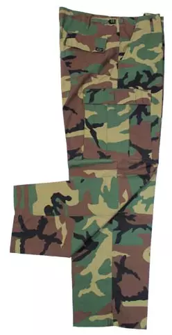 MFH US Kampfhose BDU, RipStop - woodland