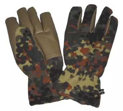 Rękawice z polaru Alpin, flecktarn