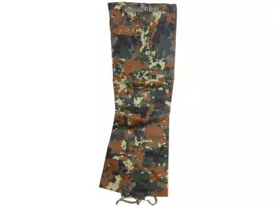 Spodnie typu ranger dla dzieci, kamuflaż flecktarn