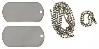 US Identification Tags Set