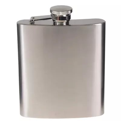 Flask, Stainless Steel, Chrome Matte, 225ml