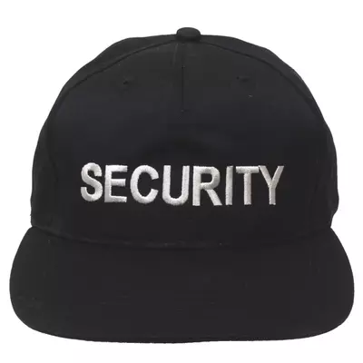Gorra BASEBALL SECURITY (MFH), negro