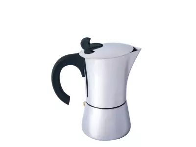 Máquina de espresso de acero inoxidable, 2 tazas