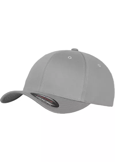 Czapka flexfit, Wooly Combed, srebrna