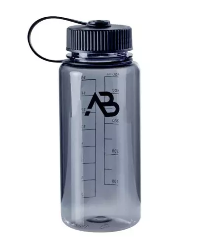 A.B. Army Fashion Trinkflasche Weithals 0,5 Liter, transparent-grau