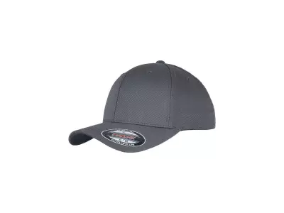 Casquette flexfit, Wooly Combed, gris foncé/gris foncé