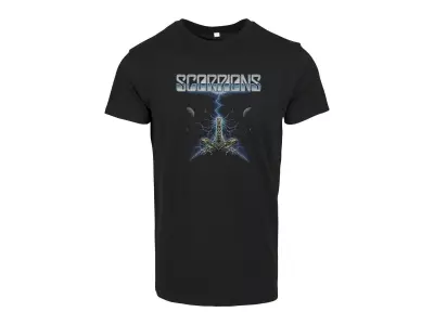 T-Shirt Scorpions Cosmis, noir