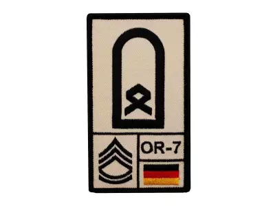 Cafe Viereck Rank Patch: Hauptfeldwebel (sand)