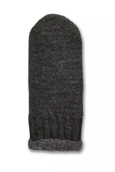 Börjesson Faust-Strick-Handschuhe, grau