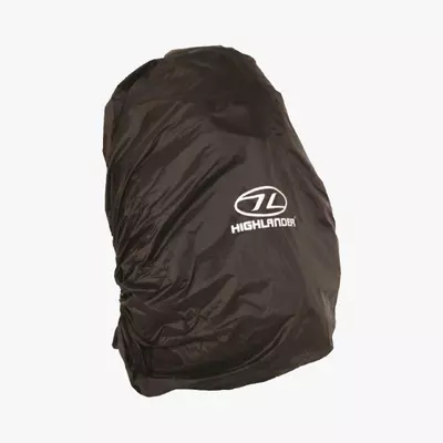 Highlander Nässeschutzüberzug für Rucksack , 20-30 Liter, schwarz