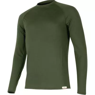 LASTING Merino Unterhemd ATAR lang - oliv