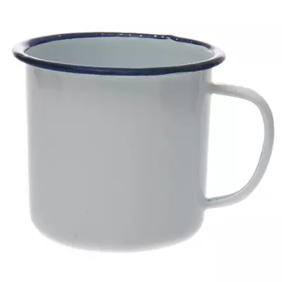 fosco industries Tasse émaillée blanche