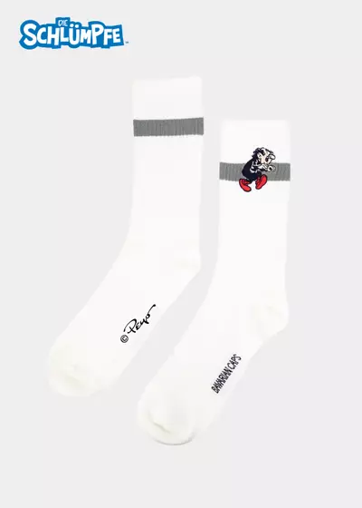 Bavarian Caps Sports Socks GARGAMEL, white size 41-46