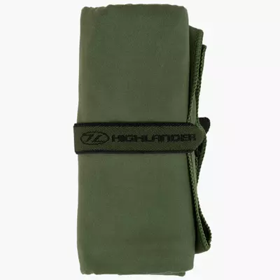 Highlander Serviette Microfibre, olive 40x80cm