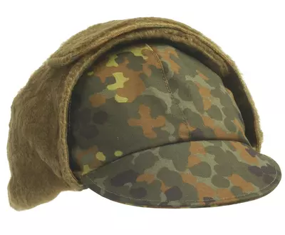 BW Bundeswehr Wintermütze original, flecktarn