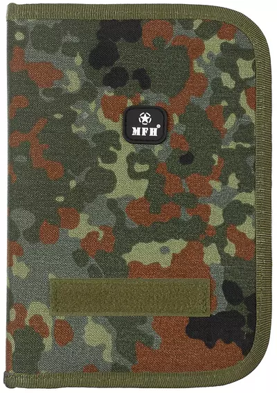 Étui pour documents, format A5 - flecktarn