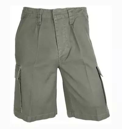 BW Bundeswehr Feldhose kurz, oliv (stonewashed)