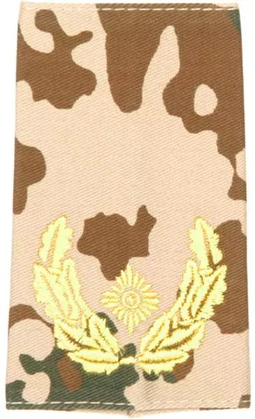 Rangschlaufen Brigadegeneral tropentarn/gold