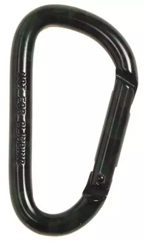 Karabinerhaken flecktarn, 7mmx7cm