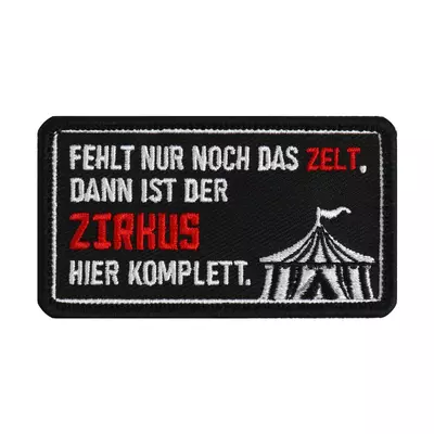 Cafe Viereck Zirkus Zelt - Klett - Patch